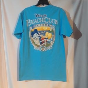 Disneyland Beach Club mickey mouse t shirt sz s